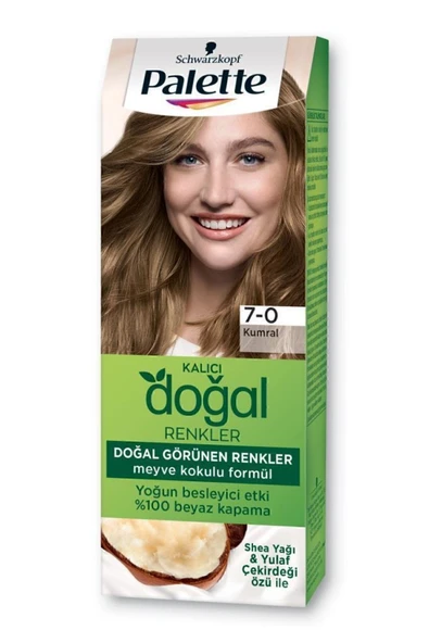 PALETTE Kalıcı Doğal Renkler 7-0 Kumral - 2