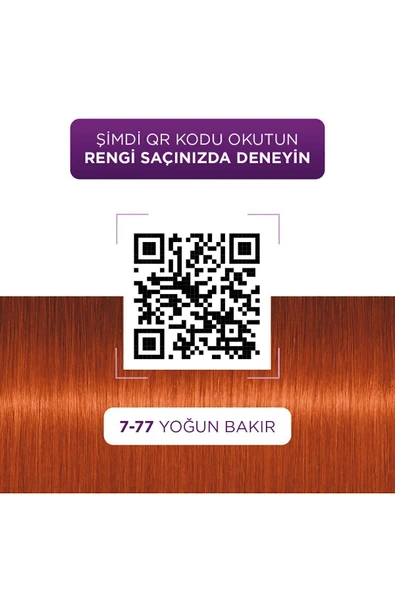 PALETTE Göz Alıcı Renkler 7-77 Yoğun Bakır Saç Boyası - 3