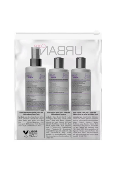 URBAN CARE Expert Biotin & Kafein Dökülme Karşıtı Seyahat Seti - 3