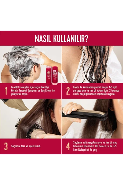 ELİDOR Isı Ile Aktifleşen Keratin Bakım Kürü Brezilya Keratin Terapisi 90 ml X2 - 7