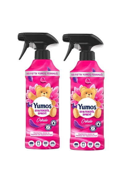 YUMOŞ Ev Ve Tekstil Spreyi Orkide Yıkanması Zor Eşyalar Için 450 ml X2 - 2