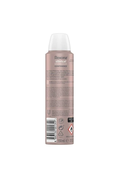 REXONA Clinical Protection Kadın Sprey Deodorant Shower Clean 150 Ml - 5