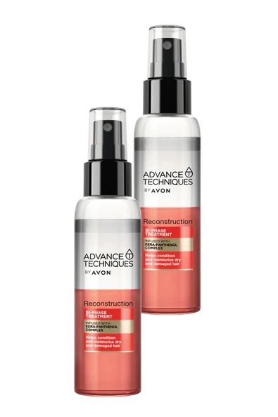 AVON Advance Techniques Reconstruction Bi-Phase Onarıcı Saç Spreyi 100 Ml. İkili Set