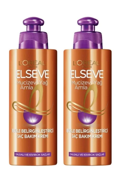 ELSEVE Amla Yağı Bukle Belirginleştirici Saç Bakım Seti 2