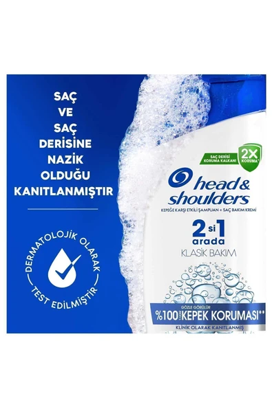 HEAD&SHOULDERS Şampuan Klasik Bakım 2in1 250 ml - 7