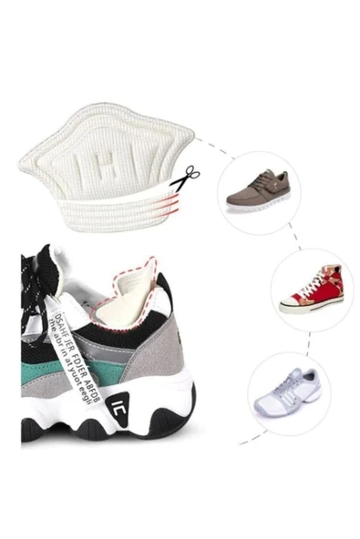 DESSİMOR BEJ ORTOPEDİK SPOR AYAKKABI TOPUK VURMA ÖNLEYİCİ DARALTMA TOPUK PEDİ - 6