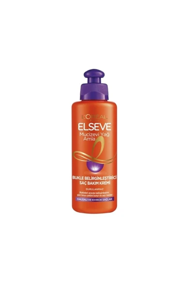 ELSEVE Loreal Paris Mucizevi Amla Yağı Bukle Belirginleştirici Saç Bakım Kremi 200 Ml - 4