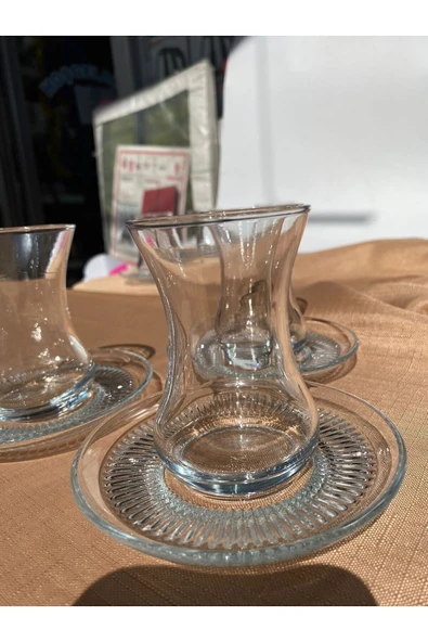 LAV 12 Parça Bardak Takımı Buket 6 kişilik çay seti - 4