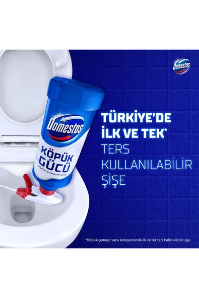 DOMESTOS Köpük Gücü Köpük Çamaşır Suyu Beyaz Sabun 450 ml X3 - 4