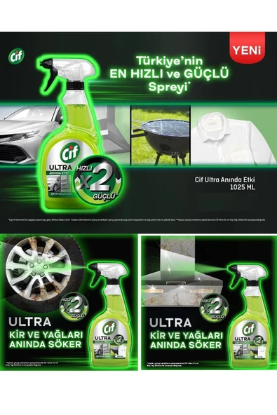 CİF Ultra Anında Etki Kir ve Yağ çözücü - 2