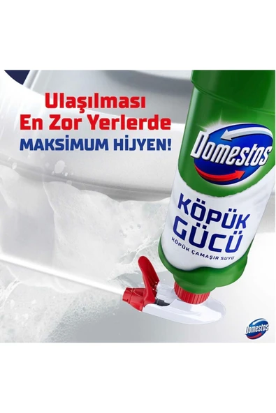 DOMESTOS Köpük Gücü Köpük Çamasir Suyu Çam Ferahligi 450 ML - 3