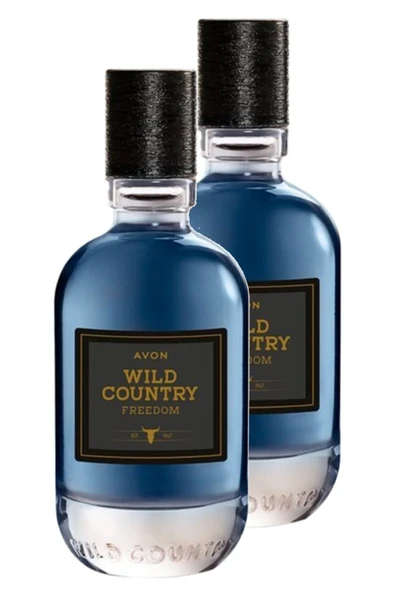 AVON Wild Country Freedom Erkek Parfüm Edt 75 Ml. İkili Set