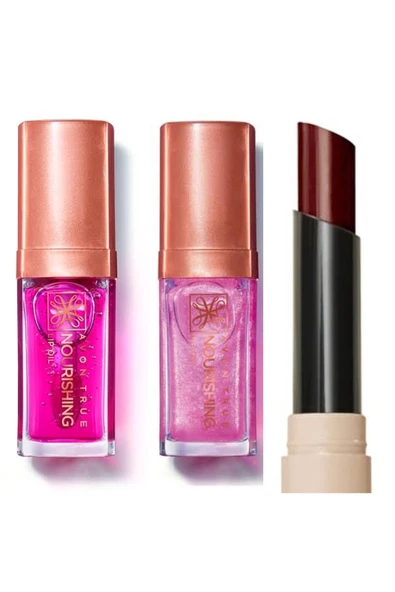 AVON Dudak Yağı Blossom ve Shimmering Petal +Avon Tinted Lip Renkli Dudak Balmı Plum 3lü paket