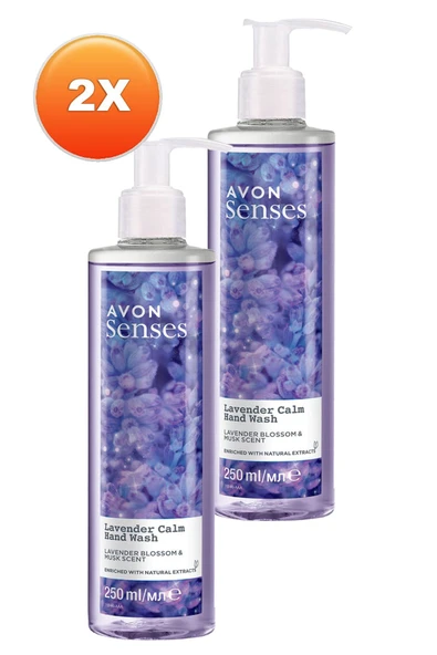 AVON Senses Lavander Calm Lavanta ve Misk Kokulu Sıvı El Sabunu 250 Ml. İkili Set - 2