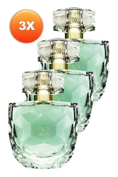 AVON Eve Truth Kadın Parfüm Edp 50 Ml. Üçlü Set