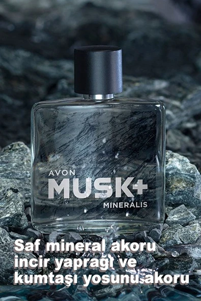 AVON Musk Marine Musk Instinct ve Musk Mineralis Erkek Parfüm Paketi - 4