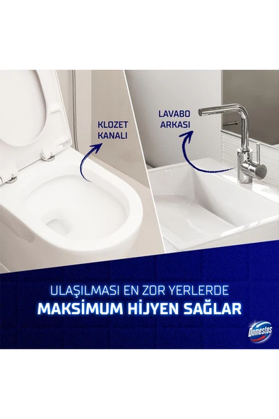 DOMESTOS Köpük Gücü Çam Ferahlığı 450 ml X1 Köpük Gücü Beyaz Sabun 450 ml X1 - 5