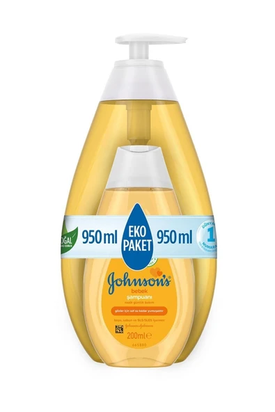 JOHNSON´S BABY Unisex Bebek Johnson's Baby Şampuanı Eko Paket 950 Ml