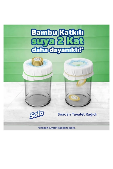 SOLO Tuvalet Kağıdı Bambu Katkılı 40'lı - 4
