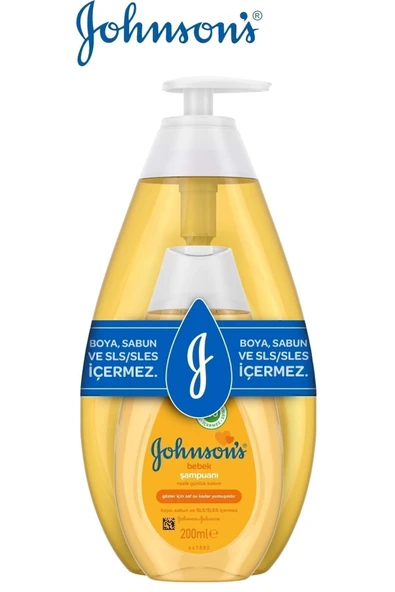 JOHNSON´S BABY Johnsons Baby Şampuan Set 750 ml 200 ml X 2 Adet - 2