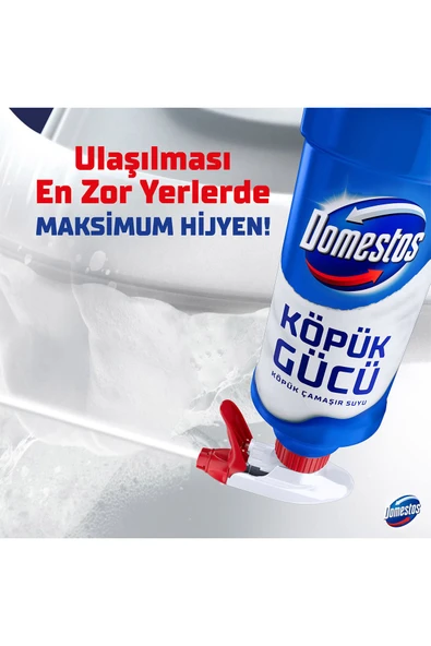 DOMESTOS Köpük Gücü Çam Ferahlığı 450 ml X1 Köpük Gücü Beyaz Sabun 450 ml X1 - 3