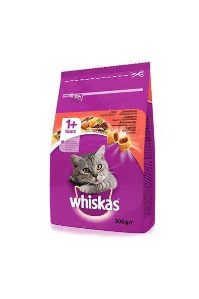 WHİSKAS Sığır Etli/havuçlu Kedi Maması 300gr