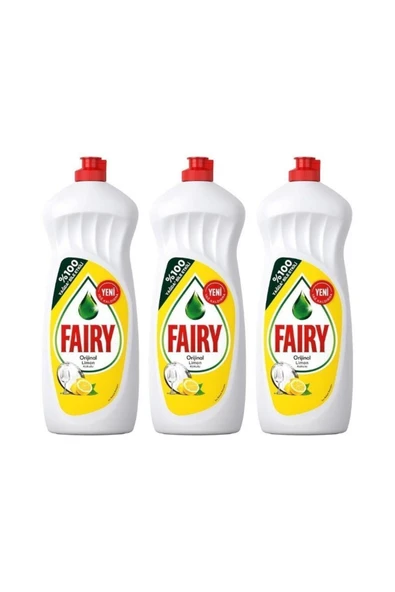 FAİRY Sıvı Deterjan Limon 650 ml X 3 Adet