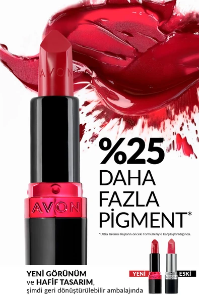 AVON Ultra Kremsi Ruj Pout - 3