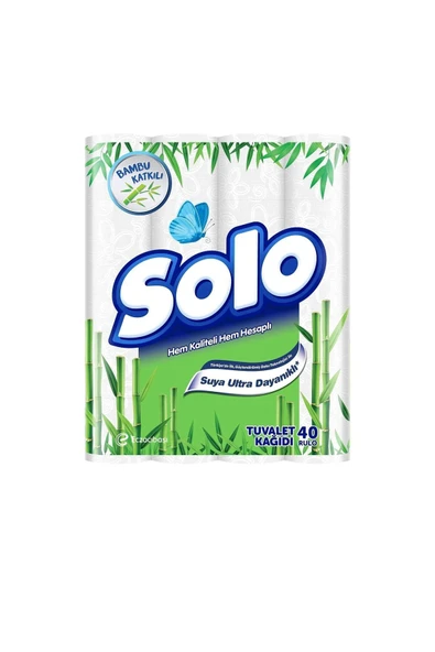 SOLO Tuvalet Kağıdı Bambu Katkılı 40'lı - 2