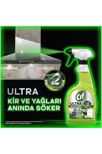 CİF Ultra Anında Etki Kir Ve Yağ Çözücü 1025 ml - 4