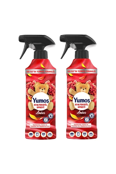 YUMOŞ Ev Ve Tekstil Spreyi Amber Yıkanması Zor Eşyalar Için 450 ml X2 - 2