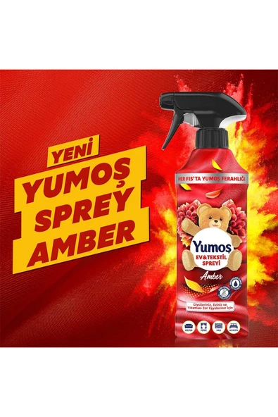 YUMOŞ Ev Ve Tekstil Spreyi Amber Yıkanması Zor Eşyalar Için 450 ml X2 - 3