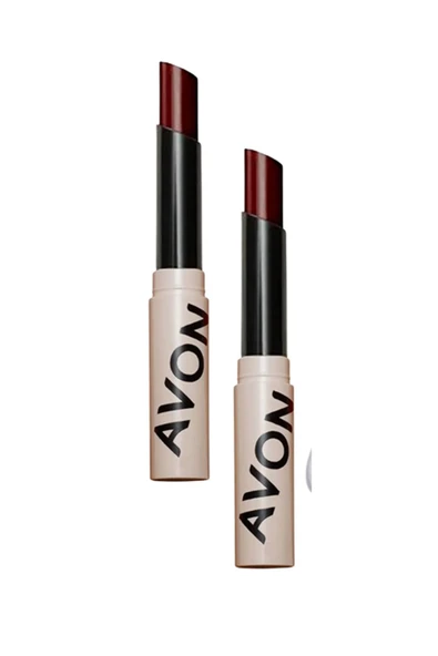 AVON Tinted Lip Balm Renkli Dudak Balmı Plum 2 li Set