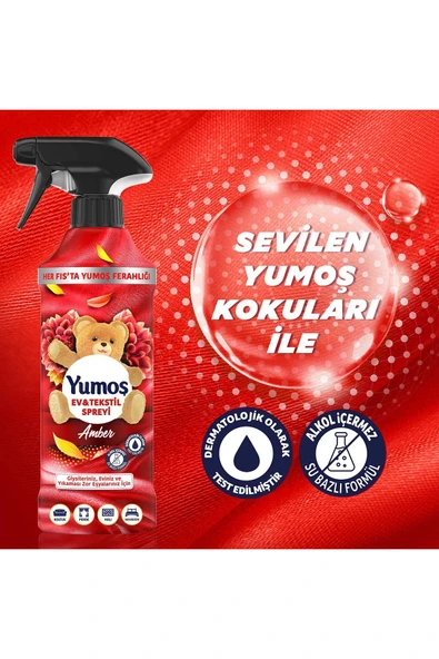YUMOŞ Ev Ve Tekstil Spreyi Amber Yıkanması Zor Eşyalar Için 450 ml X2 - 4