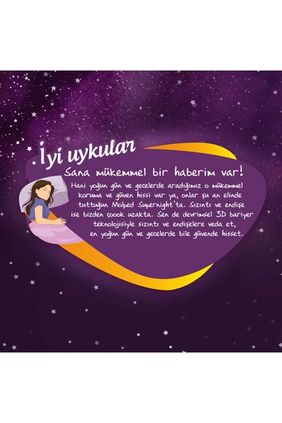 MOLPED Supernight Gece Süper Avantaj Paketi 48 Adet - 5