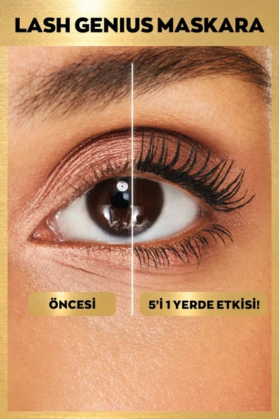 AVON True Lash Genius 5 Etkili Maskara 10 Ml. Brown Black - 5