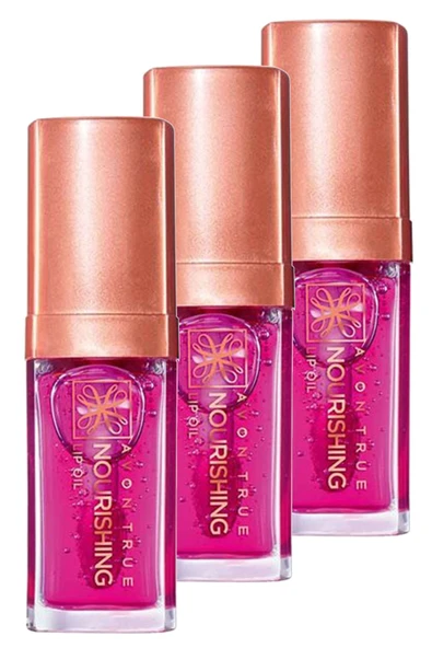 AVON True Nourishing Dudak Yağı 7 Ml. Blossom Üçlü Set