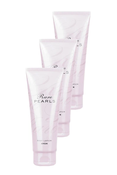 AVON Rare Pearls Kadın Vücut Losyonu 125 Ml. Üçlü Set