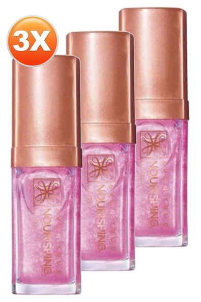 AVON True Nourishing Dudak Yağı 7 Ml. Shimmering Petal Üçlü Set - 2