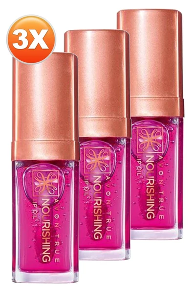 AVON True Nourishing Dudak Yağı 7 ml Blossom Üçlü Set - Resim 2
