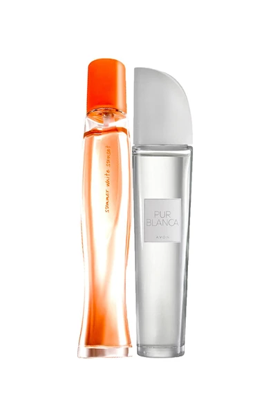 AVON Pur Blanca Edt 50 ml - Summer White Sunset Edt 50 ml Parfüm Seti ASDFLKJDFDF45