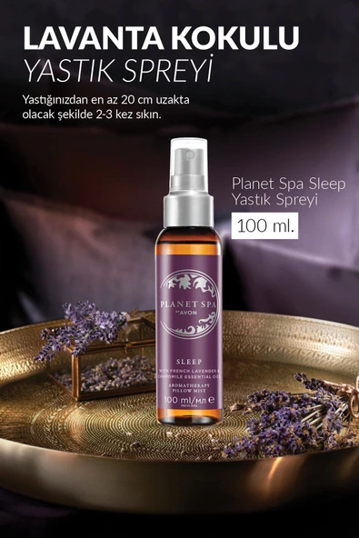 AVON Planet Spa Sleep Yastık Spreyi 100 Ml. Üçlü Set