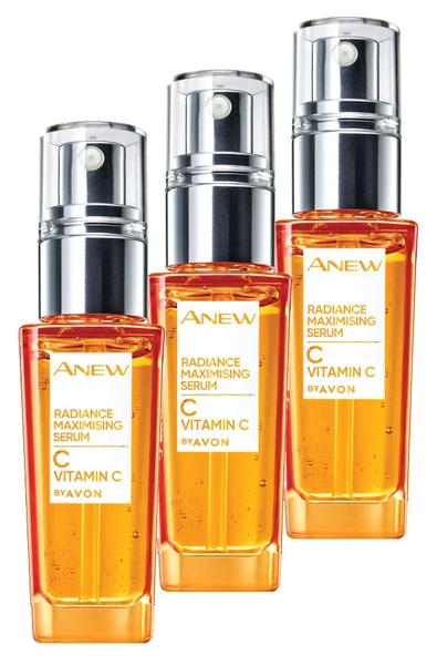 AVON Anew Vitamin C Canlandırıcı Serum 30 Ml. Üçlü Set