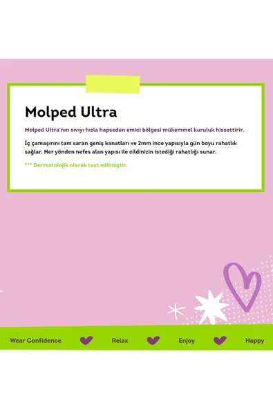 MOLPED Ultra Süper Ekonomik Gece Hijyenik Ped 48'li - 3