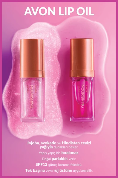AVON True Nourishing Dudak Yağı 7 Ml. Shimmering Petal - 4