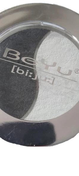 Beyu Duo Eye Shadow 02 Sedefli Antrasit - Beyaz - 2