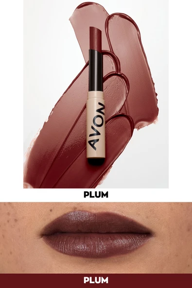 AVON True Nourishing ikili Dudak Yağı ve Plum Tinted Dudak Balmı Paketi - 2