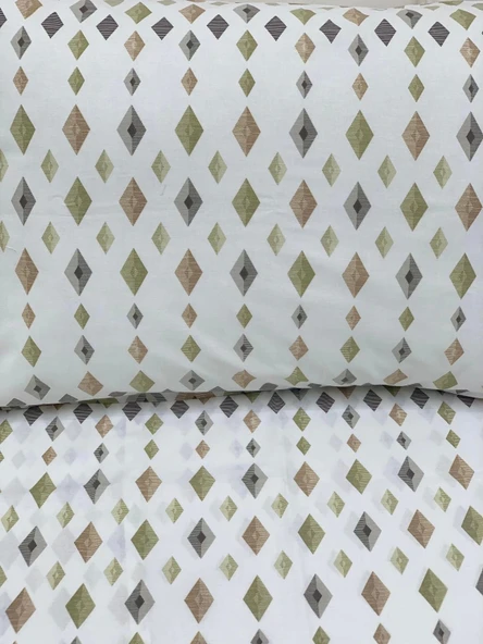 NİVEMESHOME DÖRTGEN MODEL DESENLİ 2 Lİ YASTIK KILIFI KAPAKLI 50X70 - 6