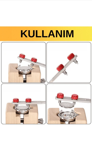 İKİ UÇLU ALÜMİNYUM KAPAK AÇMA - KIRMIZI - Resim 10