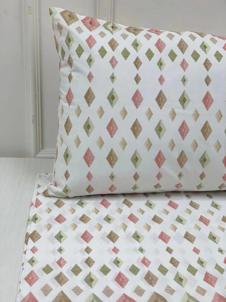 NİVEMESHOME DÖRTGEN MODEL DESENLİ 2 Lİ YASTIK KILIFI KAPAKLI 50X70 - 2